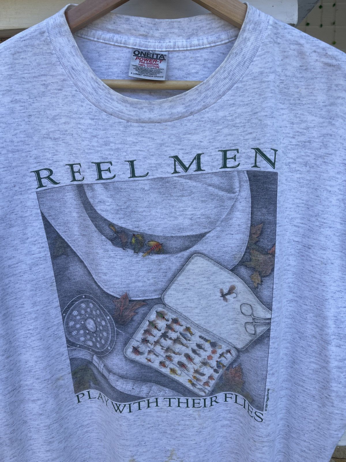 Vintage Rare🔥Vintage Reel Men Play With The Filies Peggy Murray 1994 Size US XL / EU 56 / 4 - 1 Thumbnail