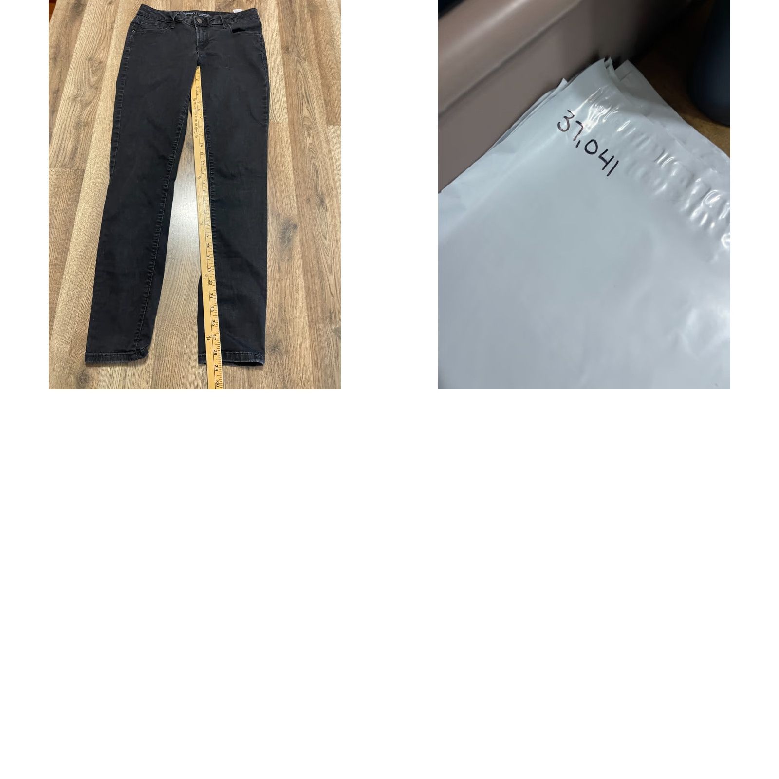 Old Navy Old Navy Jeans Women's 12 Long Black Skinny Rockstar Low Rise Denim 5-Pocket Inseam 29 Size 34" / US 12 / IT 48 - 8 Thumbnail