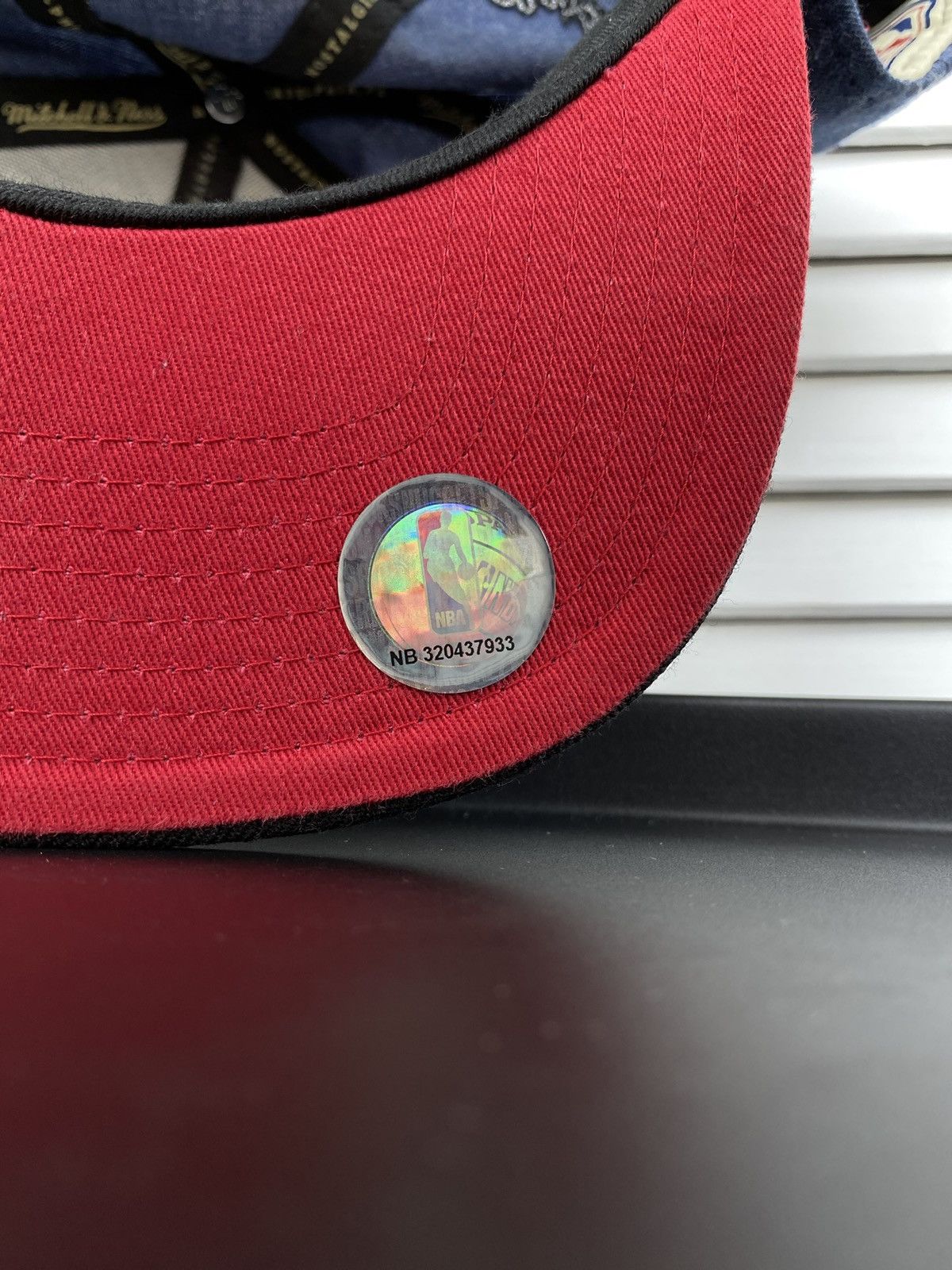 Mitchell & Ness × NBA Mitchell Ness Miami Heat NBA Basketball Denim Snapback Cap Size ONE SIZE - 8 Thumbnail