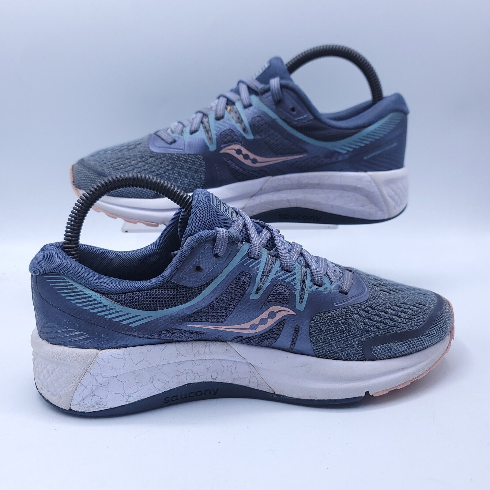 Saucony Saucony Omni ISO 2 Shoe Womens Size 7 S10511-1 Blue Pink Size US 7 / IT 37 - 6 Thumbnail