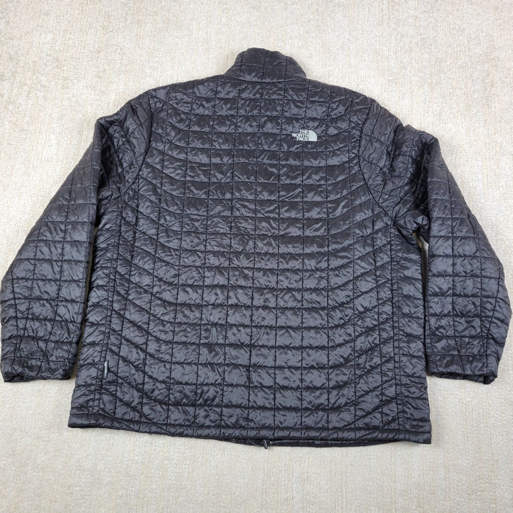The North Face The North Face Puffer Jacket Mens 2XL Black Full Zip Quilted Packable Thermoball Jacket Size US XXL / EU 58 / 5 - 2 Thumbnail