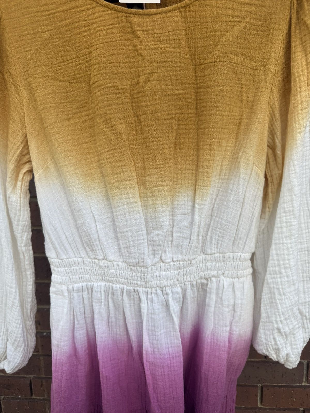 Other Universal Thread Ombre Gauze Long Sleeve Dress Women Medium Size M / US 6-8 / IT 42-44 - 7 Thumbnail