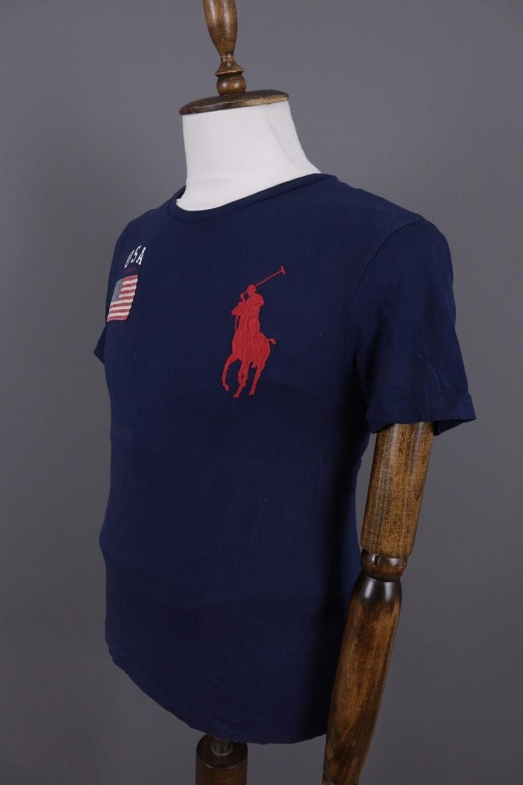 Polo Ralph Lauren Polo Ralph Lauren Blue Big Pony USA Flag #3 T-Shirt Size S Size US S / EU 44-46 / 1 - 6 Thumbnail