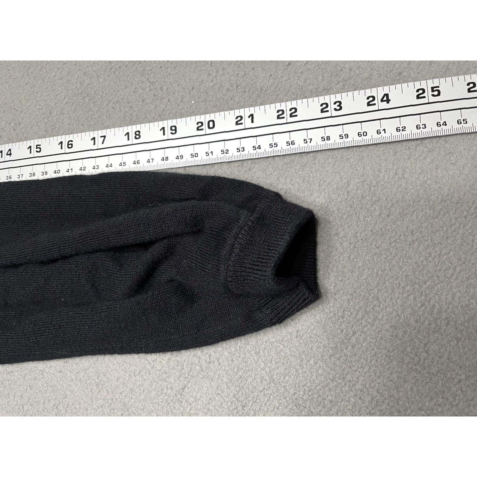 Vintage Caslon Women’s Sweater Pullover Size M Black Casual Long Sleeve Scoop Neck Cotton Nylon Viscose Regular - Womens Size M / US 6-8 / IT 42-44 - 6 Thumbnail