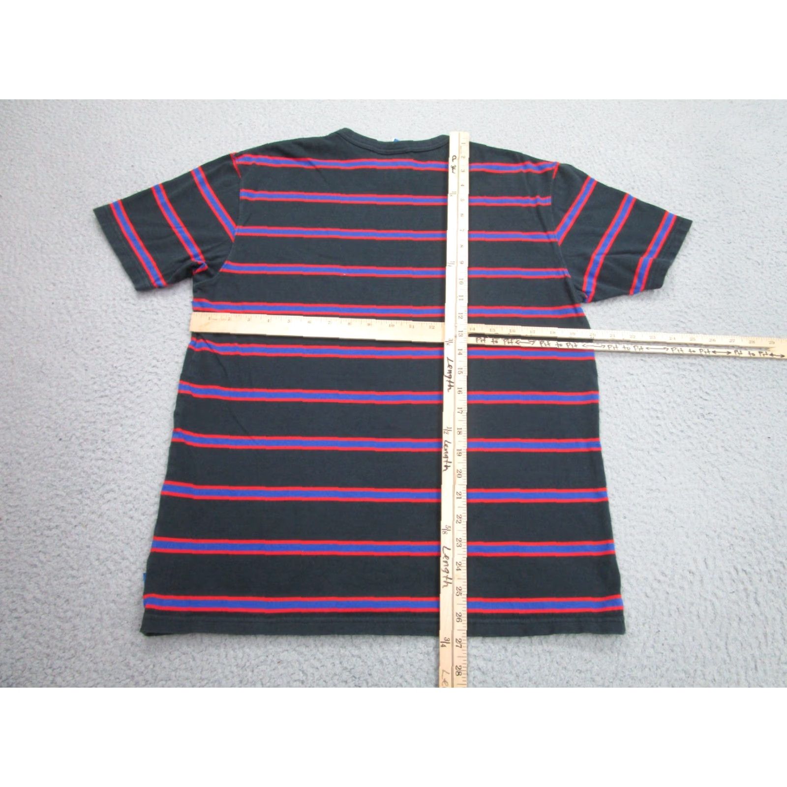 Undefeated VINTAGE Undefeated Shirt Striped Mens Medium Black Jersey Activewear Tee Size US M / EU 48-50 / 2 - 6 Thumbnail