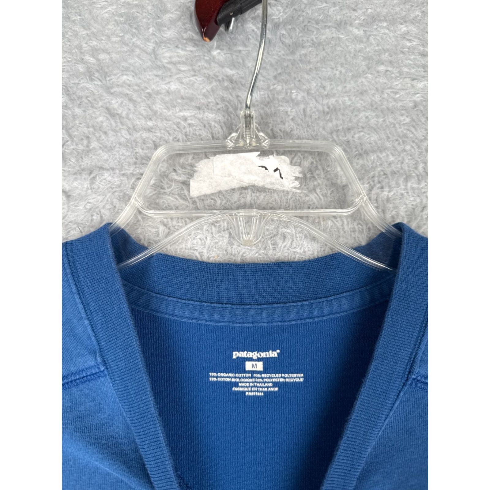 Patagonia Patagonia Shirt Men Medium Blue Short Sleeve Crew Neck Cotton Blend Size US M / EU 48-50 / 2 - 6 Thumbnail