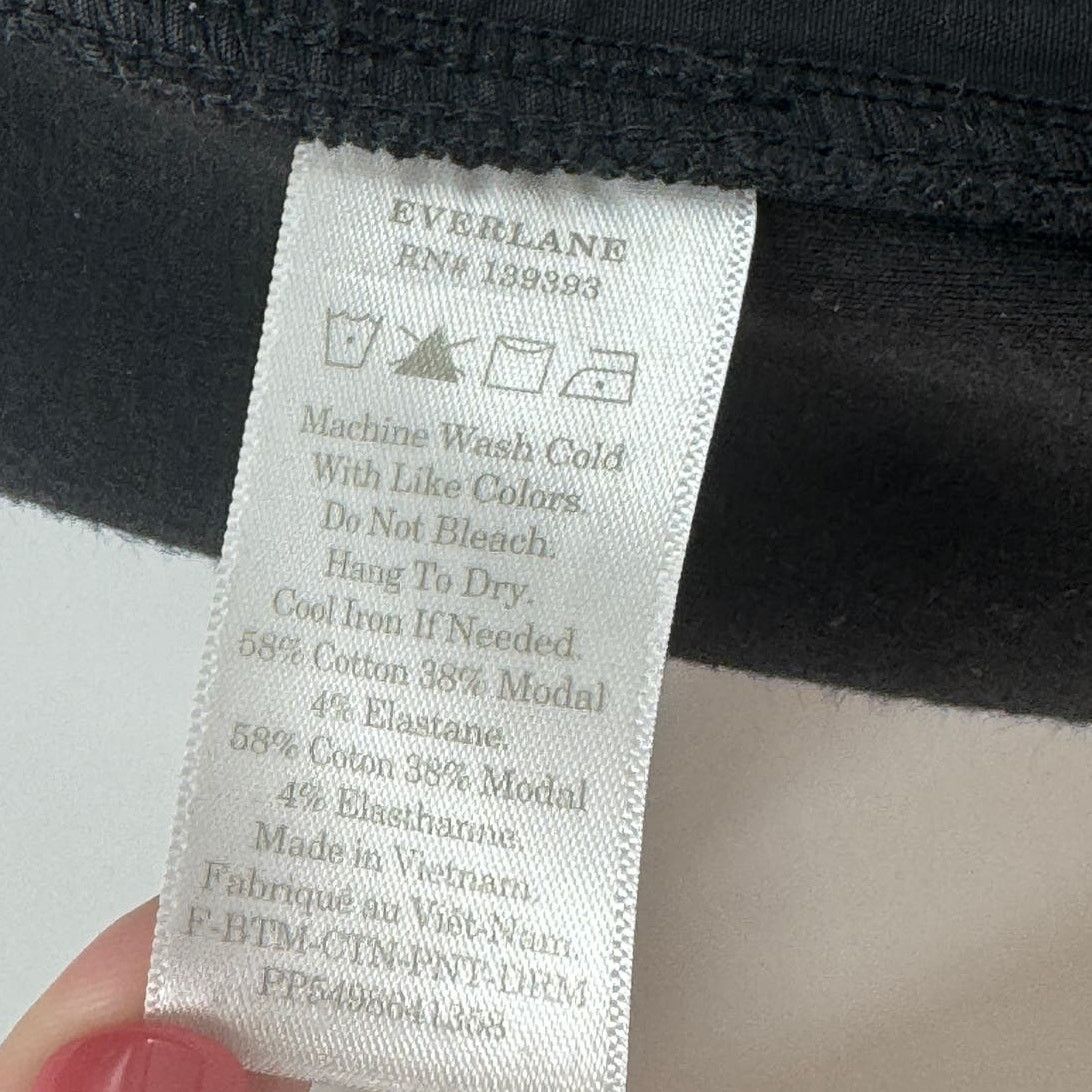 Everlane Everlane Slow Fashion Black Corp Pants Large Pleated Comfy Size 32" / US 10 / IT 46 - 10 Thumbnail