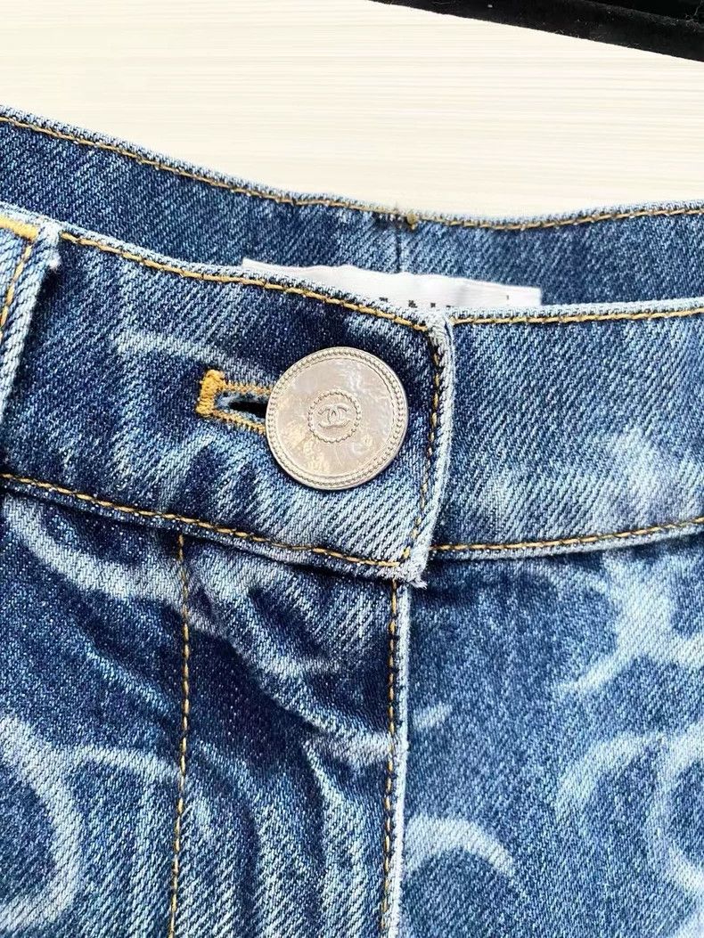 Chanel Chanel 23 sequin wide-leg jeans Size 25" / US 0 / IT 36 - 3 Thumbnail