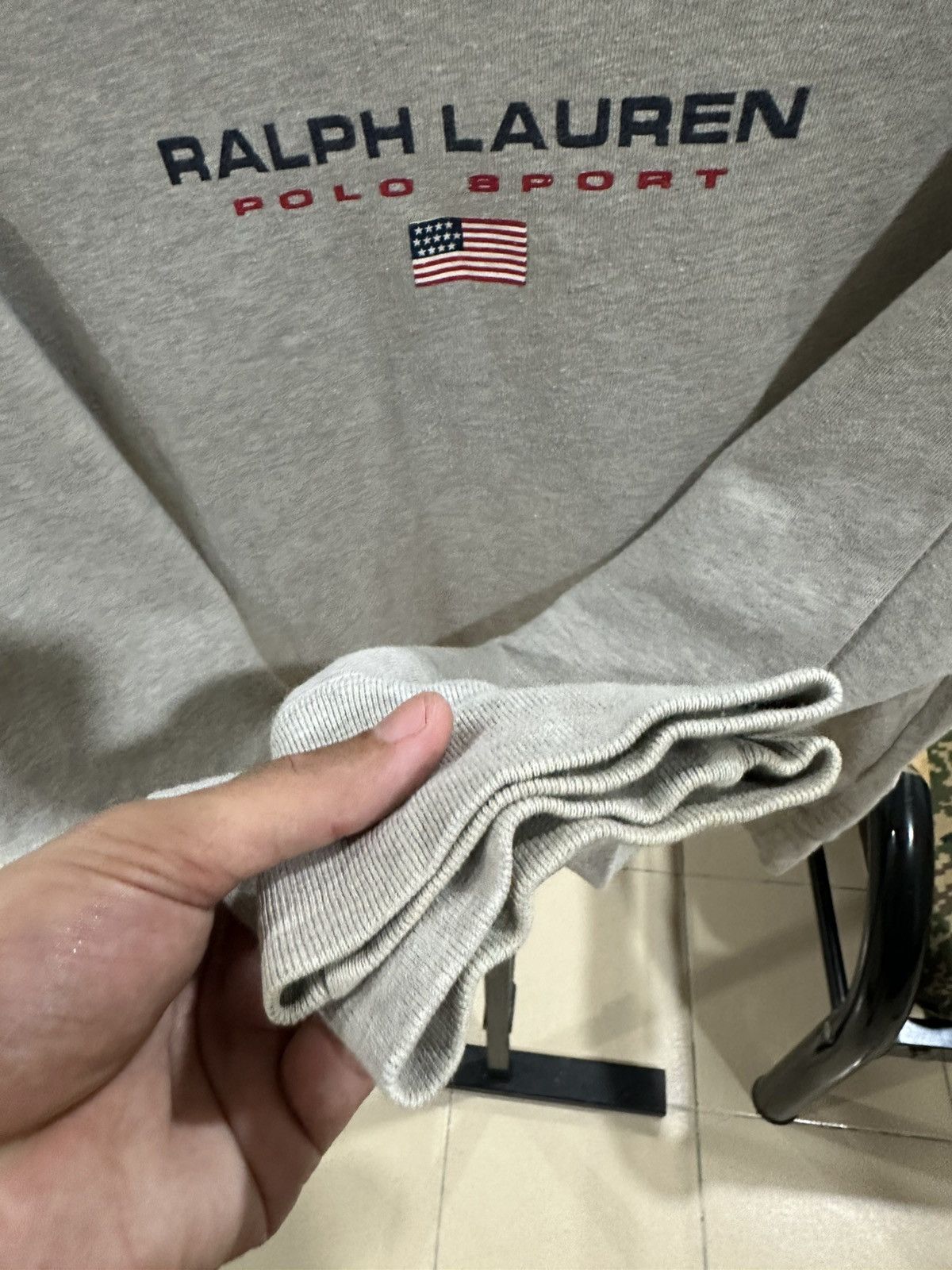 Ralph Lauren Vintage Ralph Lauren x streetwear With USA Flag Sweatshirt🔥 Size US M / EU 48-50 / 2 - 7 Thumbnail
