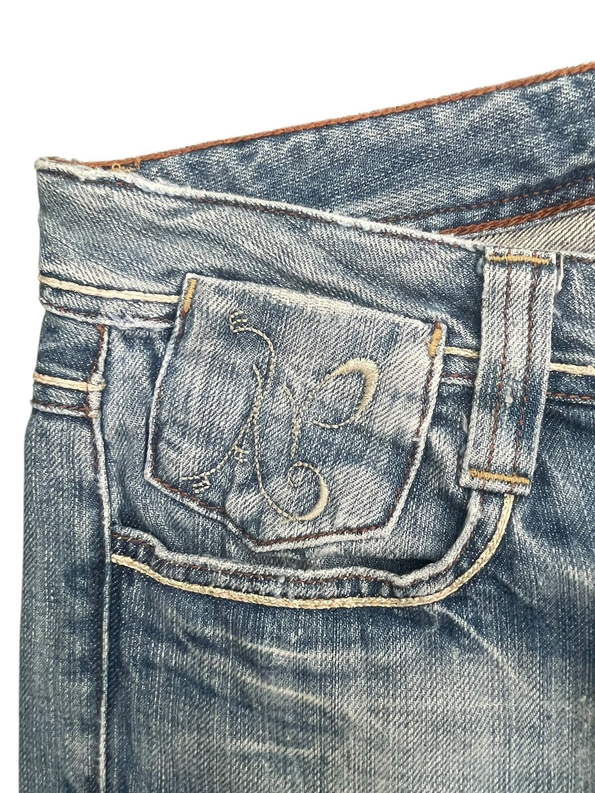 Japanese Brand Fap Flare Denim Size 32" / US 10 / IT 46 - 6 Thumbnail