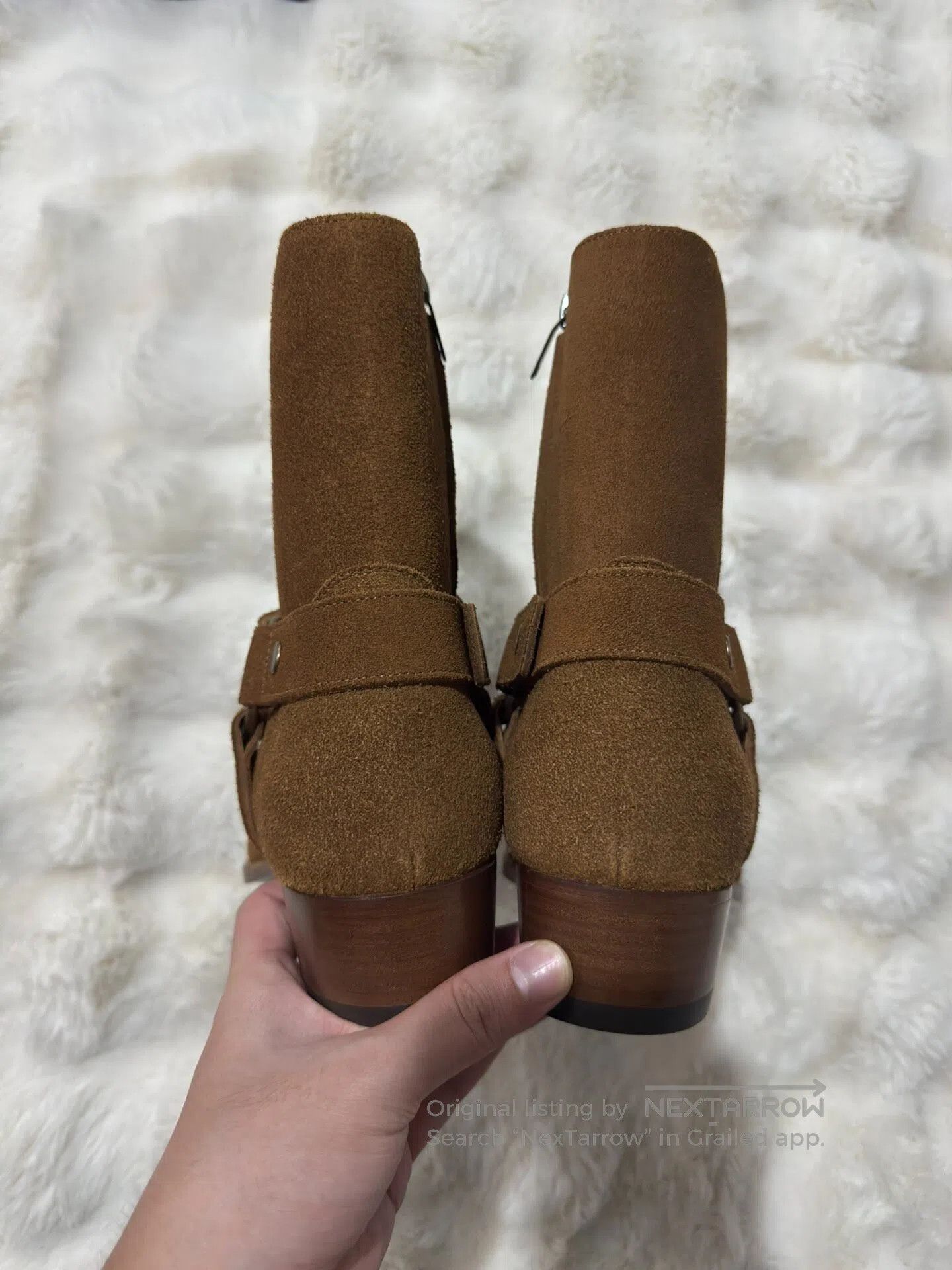 Saint Laurent Paris Saint Laurent Paris Suede Chelsea boots with buckle men's Size US 9 / EU 42 - 6 Thumbnail