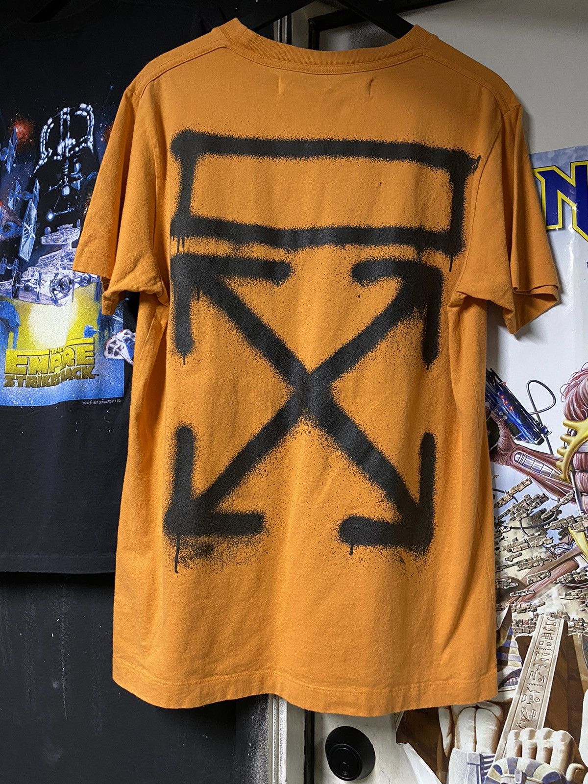 Off-White Off-White Virgil Spray Arrows Tee Shirt Preowned Large Size US L / EU 52-54 / 3 - 1 Thumbnail