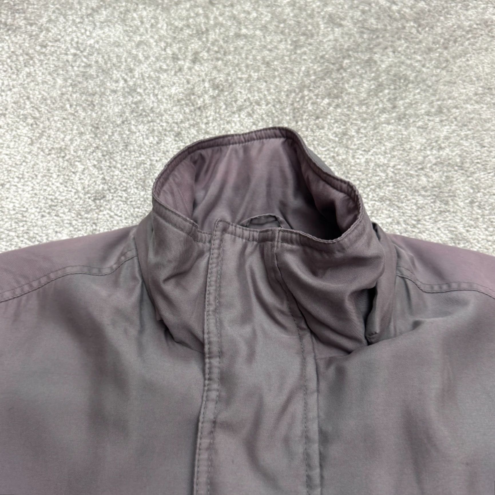 Vintage VINTAGE Bossini Jacket Urban 90's Retro Utility Mens Small Gray Quilted Fleece Zip Size US S / EU 44-46 / 1 - 3 Thumbnail