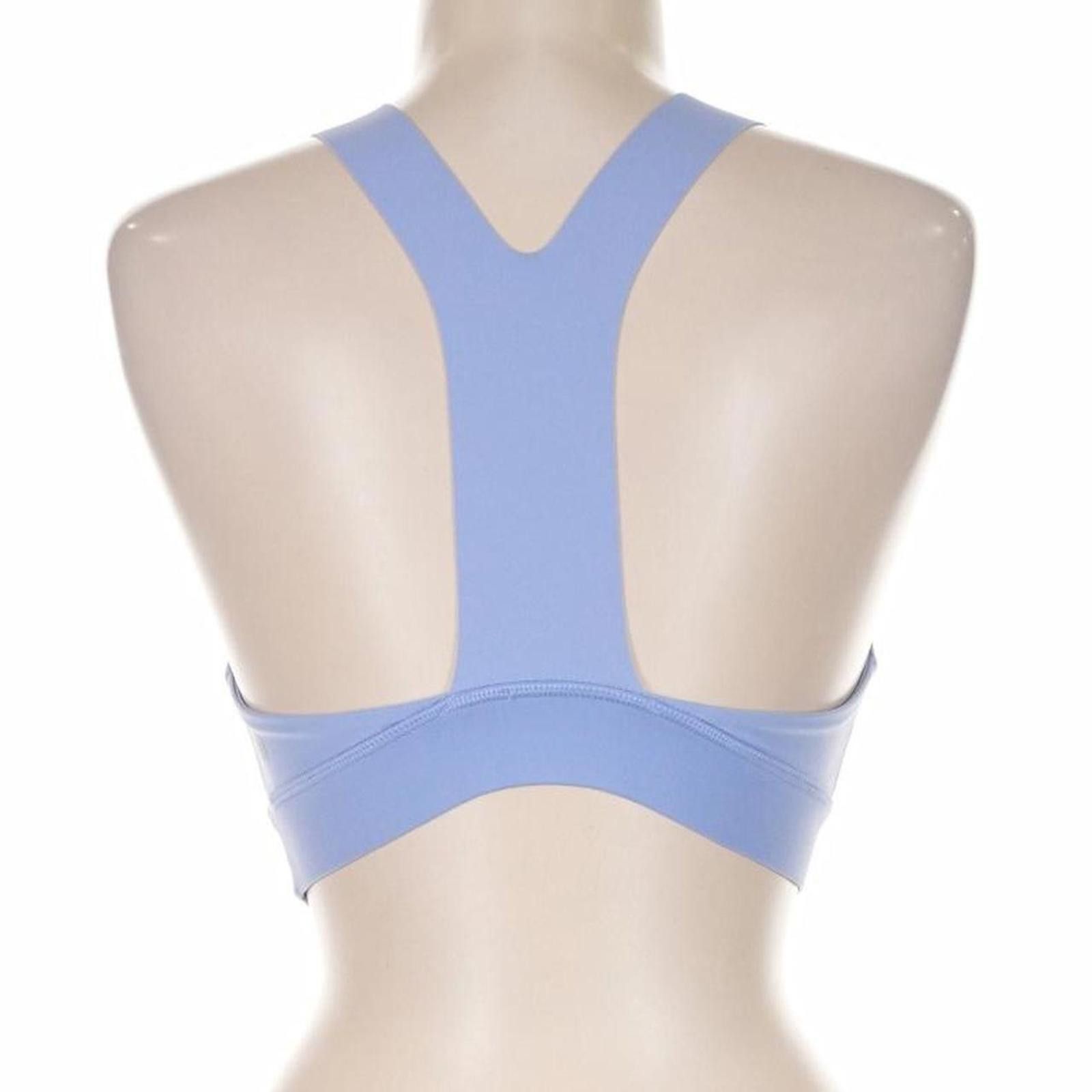 Lululemon Sky blue Lululemon bra/top. High neck, razorback like back. Size S / US 4 / IT 40 - 2 Thumbnail