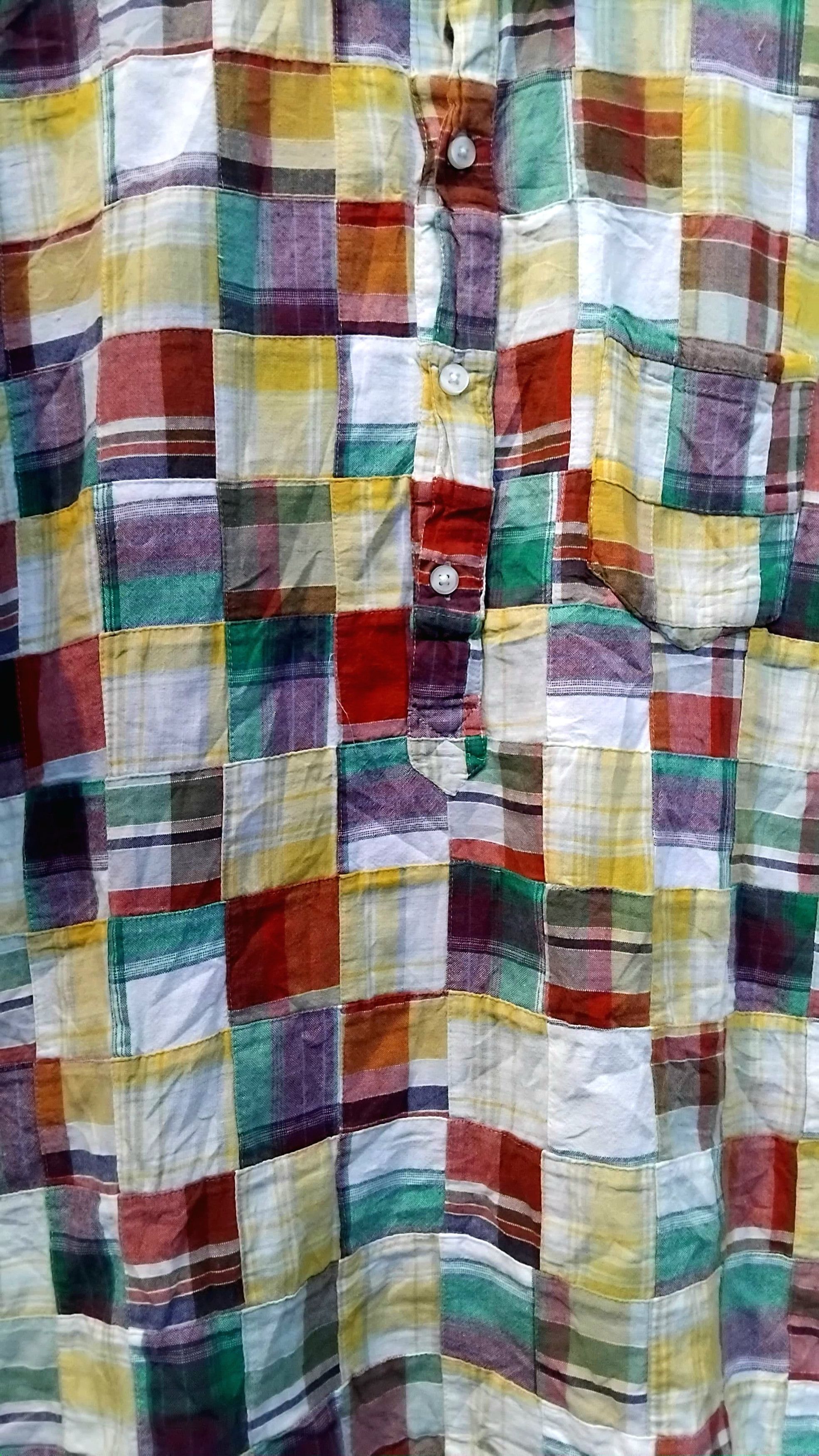 Japanese Brand Global work patchwork shirt Size US L / EU 52-54 / 3 - 3 Thumbnail
