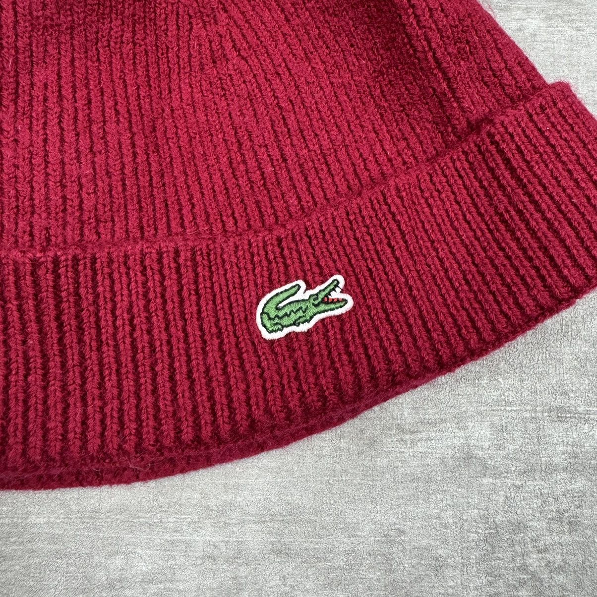 Lacoste Lacoste Wool Beanie Hat Size ONE SIZE - 2 Thumbnail