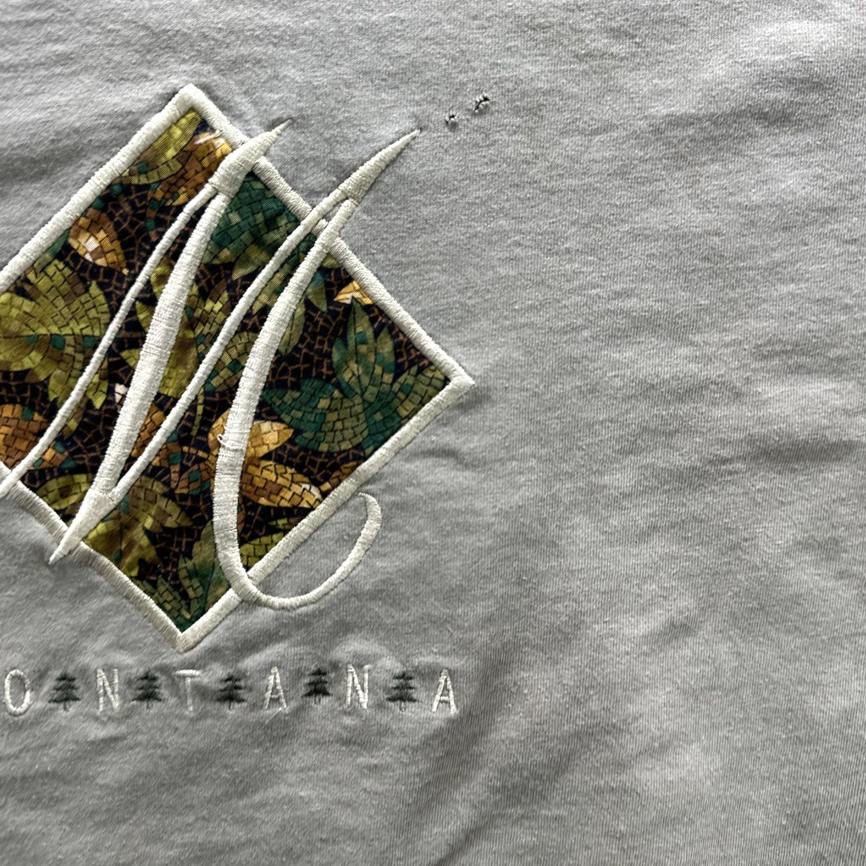 Vintage Montana Shirt Mens Large Tan Mosaic Graphic Camo Trim Outdoors Nature Tee Size US L / EU 52-54 / 3 - 7 Thumbnail