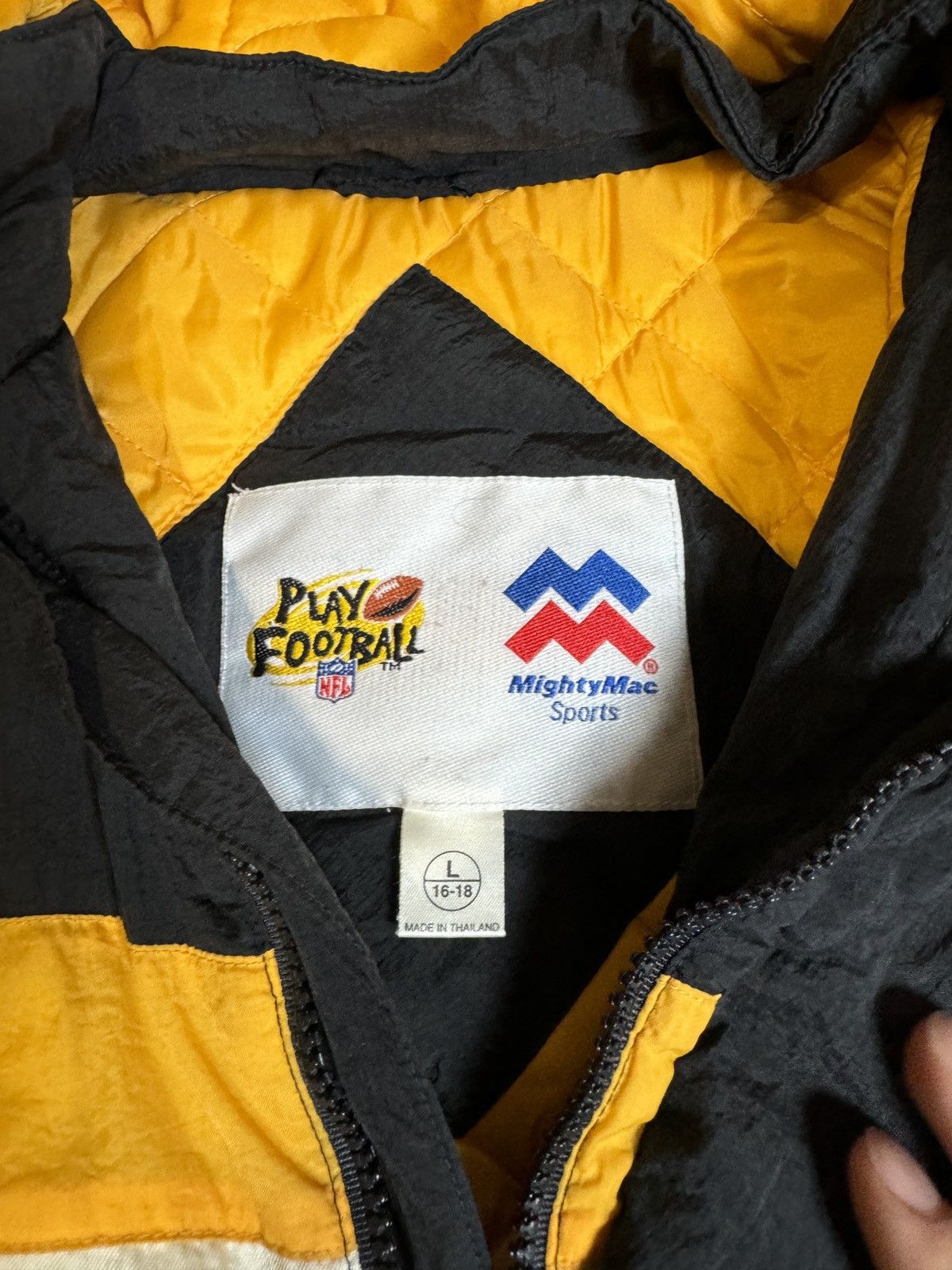 NFL × Starter × Vintage Vintage 90s Pittsburgh Steelers Retro Starter Puffer Jacket Size US S / EU 44-46 / 1 - 4 Thumbnail