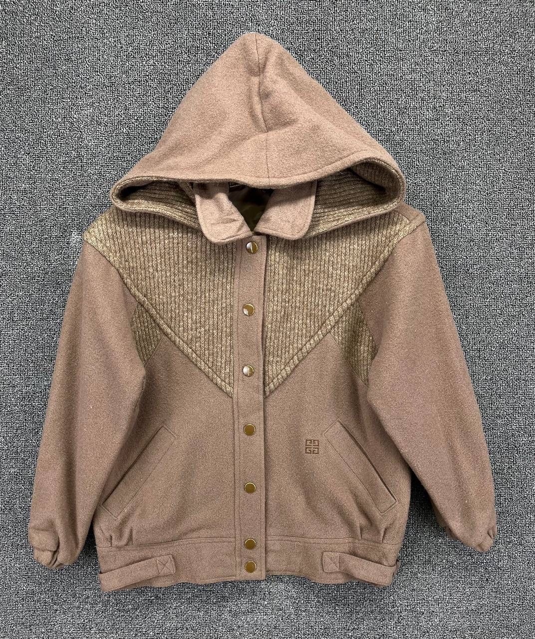 Givenchy Vintage Givenchy Enfants Hooded Wool Jacket Size US XS / EU 42 / 0 - 1 Thumbnail