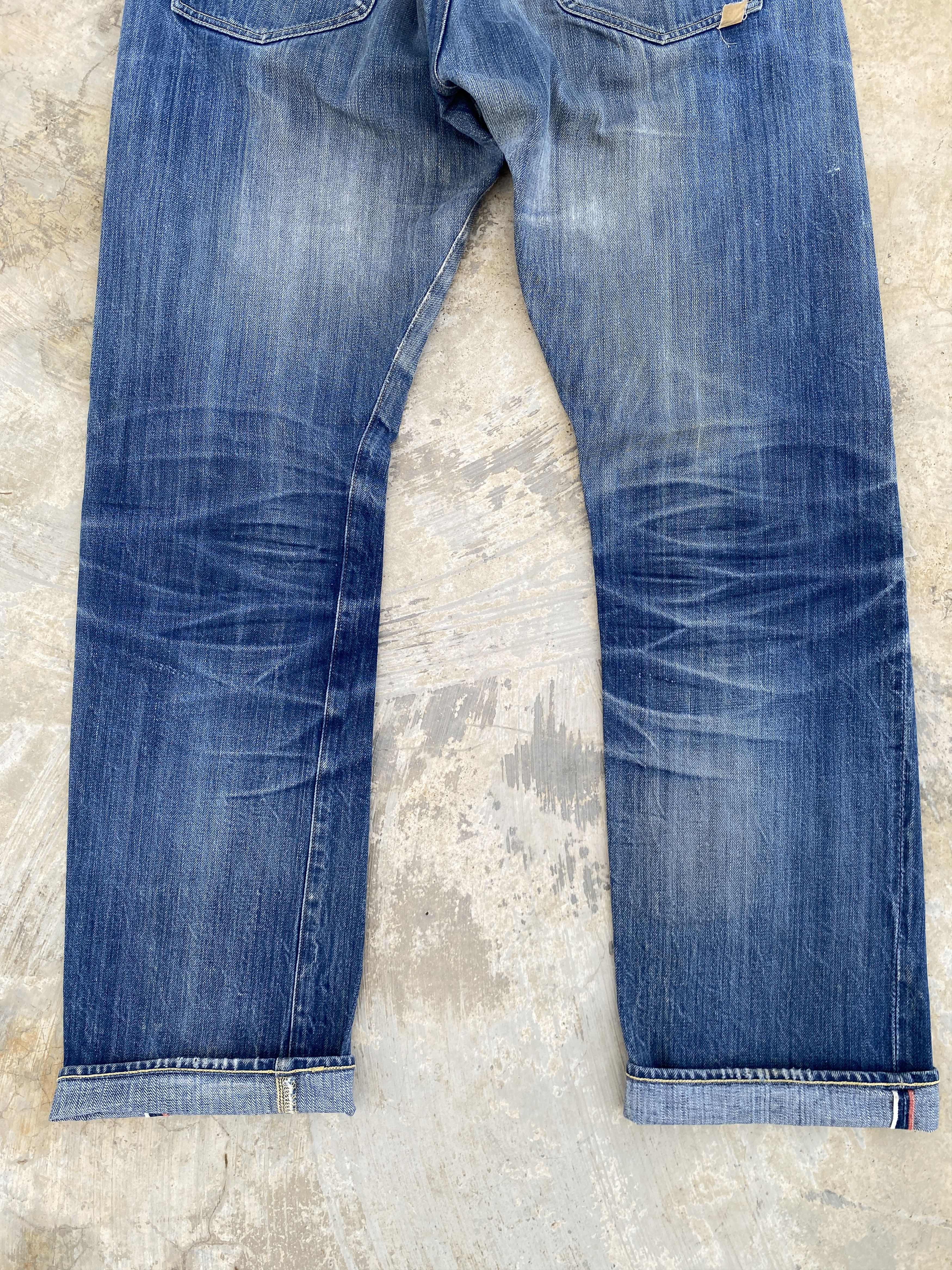 Japanese Brand Canton Overalls Lot 2000 Selvedge Jeans Size US 33 - 10 Thumbnail