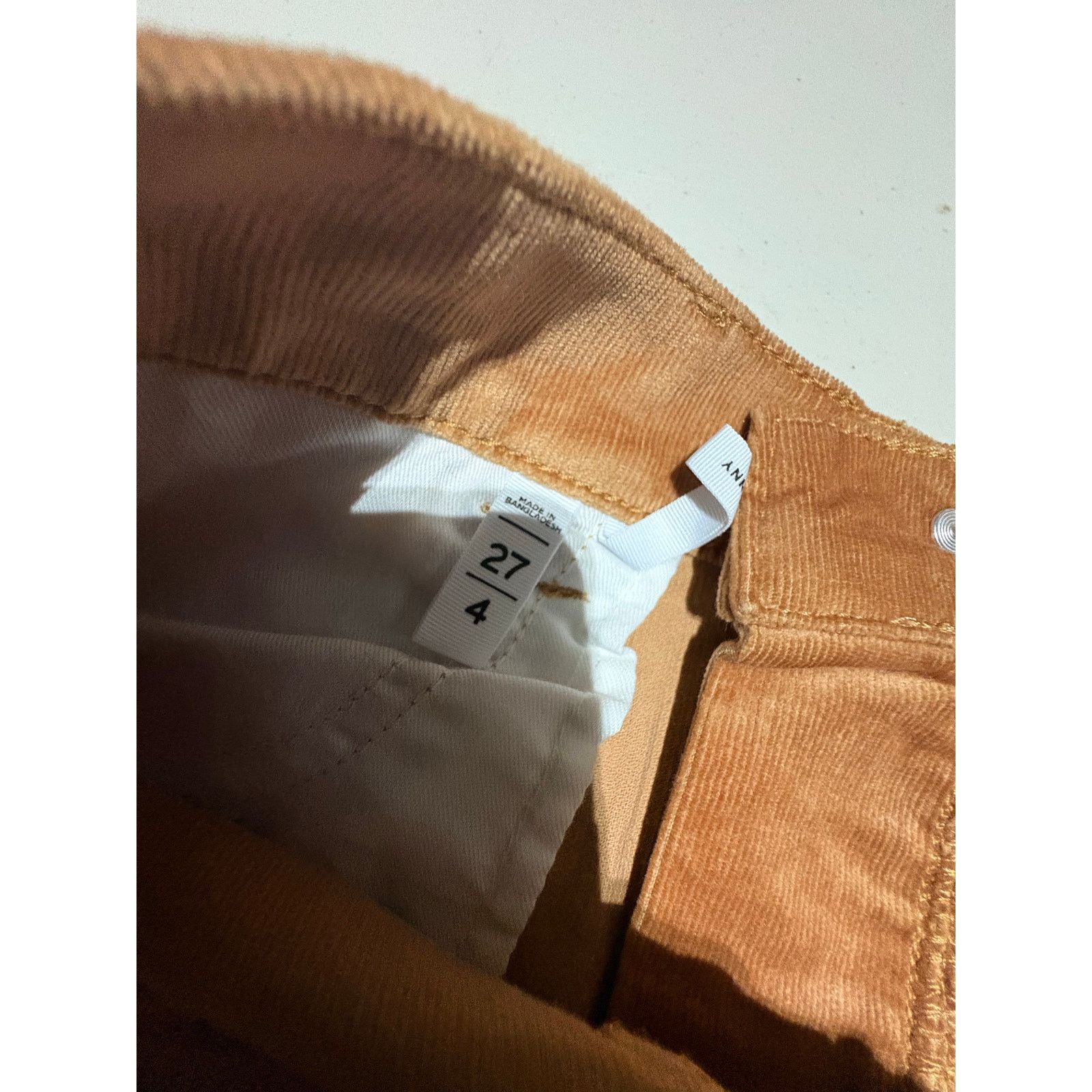 Loft LOFT Women’s Corduroy Pants Size 27 4 Tan Brown Slim Fit Size 27" / US 4 / IT 40 - 4 Thumbnail