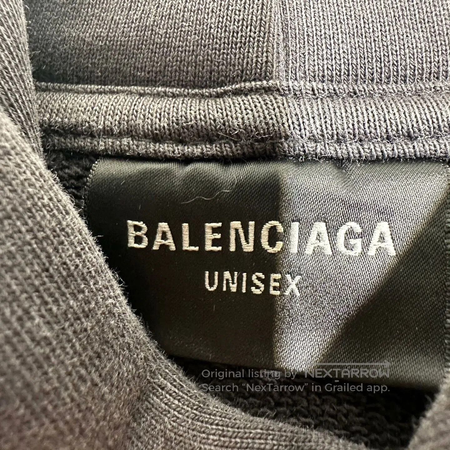 Balenciaga balenciaga black hoodie with logo. Size US L / EU 52-54 / 3 - 3 Thumbnail