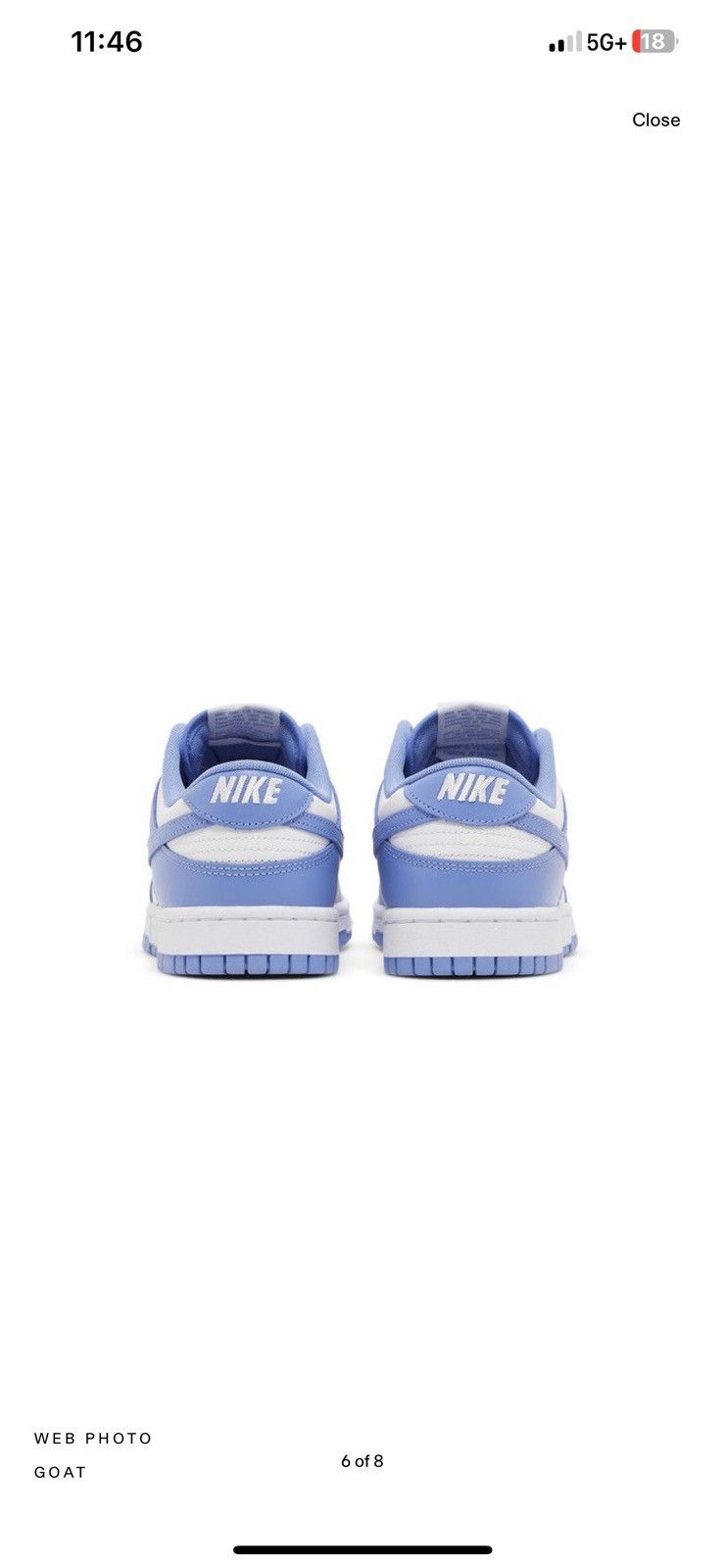 Nike Polar Blue Dunk Low Size US 9 / EU 42 - 3 Thumbnail