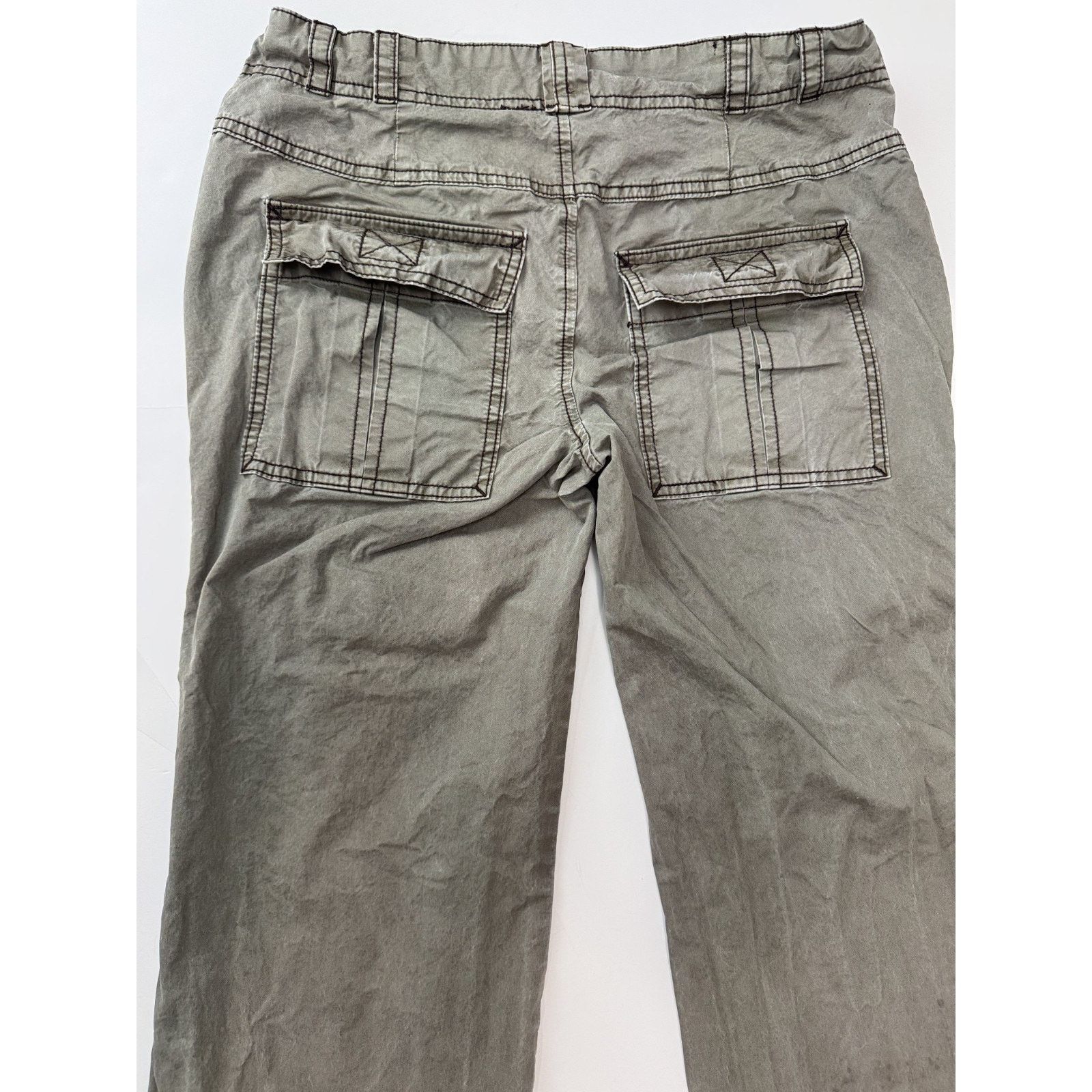 Free People Free People The Thing Is Low Rise Utility Cargo Pants Gray 0 Size 25" / US 0 / IT 36 - 3 Thumbnail