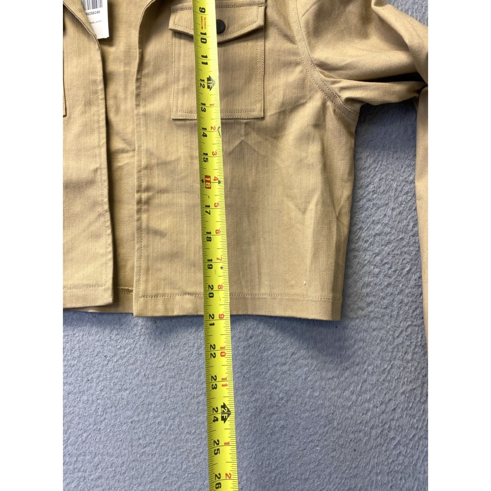 Vintage VINTAGE XXX Rude Jacket Womens Large Gold Cropped Denim Trucker NWT /0325 Size L / US 10 / IT 46 - 7 Thumbnail