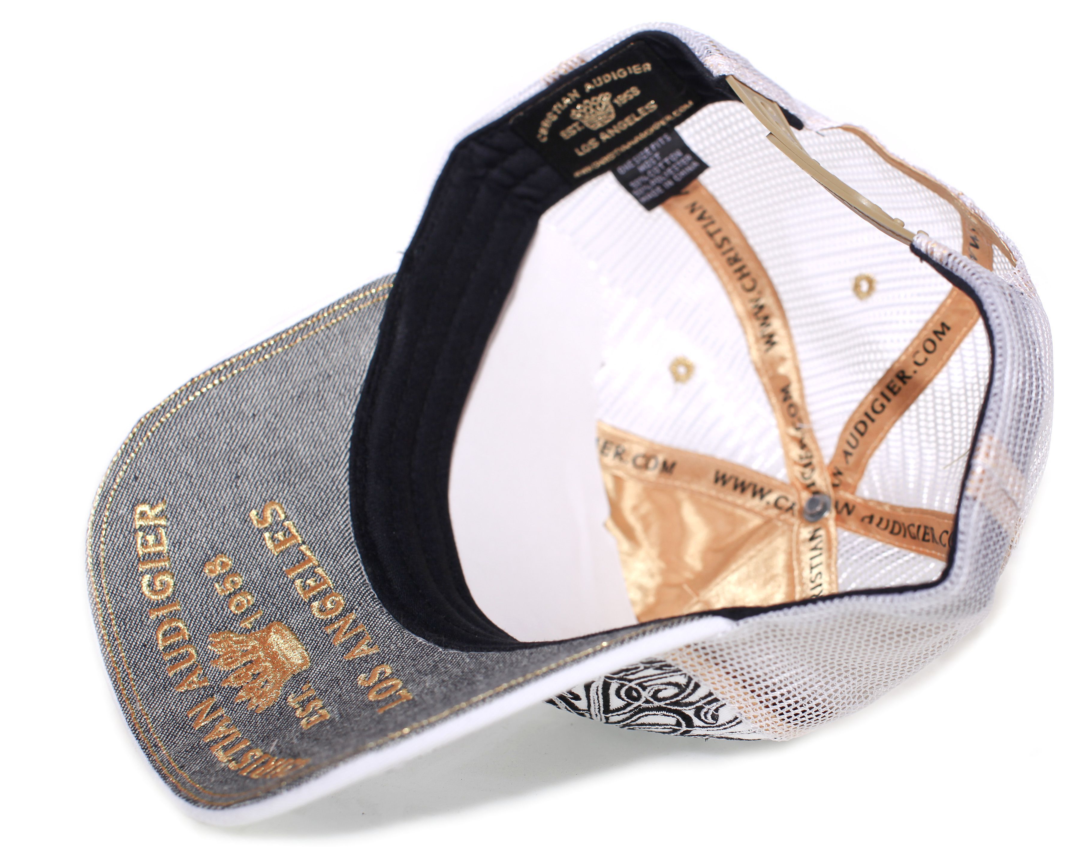 Other Christian Audigier Vintage/Authentic hats Unisex COA White Size ONE SIZE - 2 Thumbnail