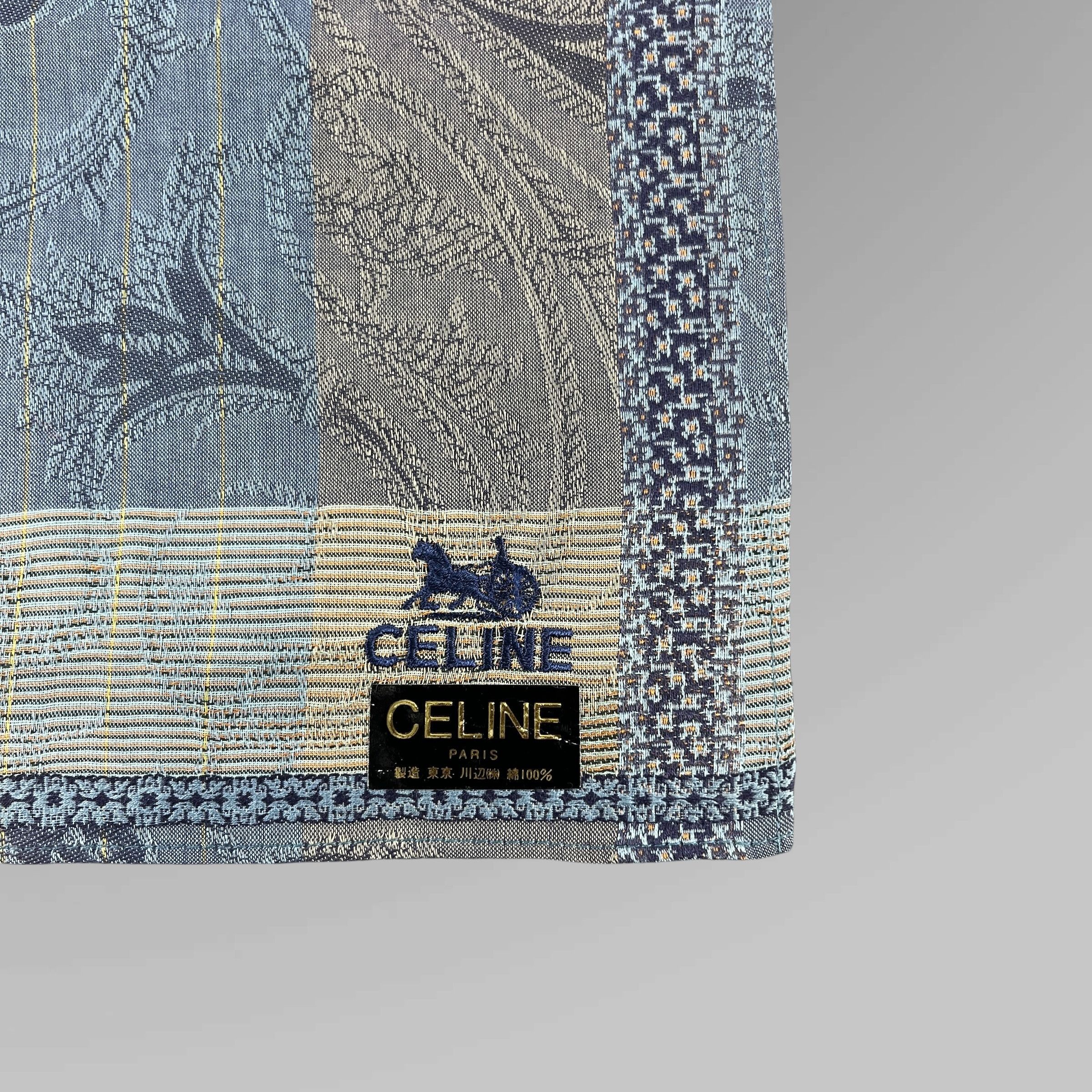 Vintage Vintage Celine Handkerchief / Bandana / Neckerchief B419 Size ONE SIZE - 3 Thumbnail