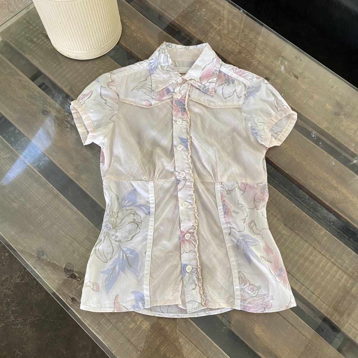 Diesel DIESEL Sweet Meadow Blouse Size S / US 4 / IT 40 - 11 Thumbnail