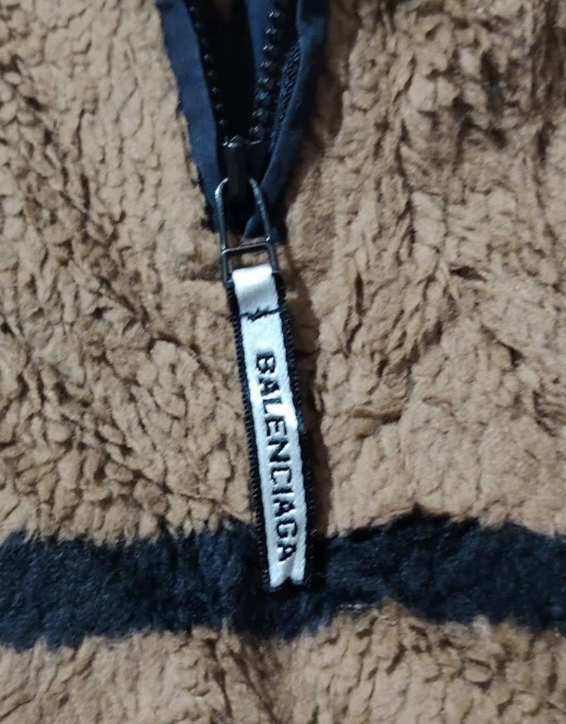 Balenciaga Balenciaga fleece B logo jacket half zipper Size US L / EU 52-54 / 3 - 8 Thumbnail