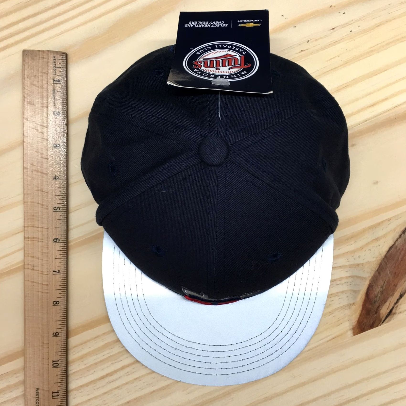Twins Minnesota Twins Melonwear Baseball Cap Men Blue OS Adjustable Curved Brim Cotton Size ONE SIZE - 4 Thumbnail