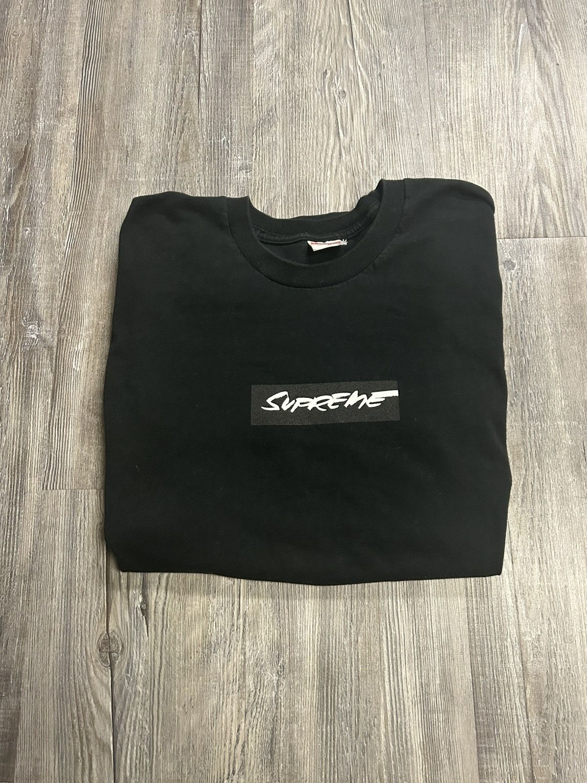 Supreme supreme box logo holographic tee black | Grailed