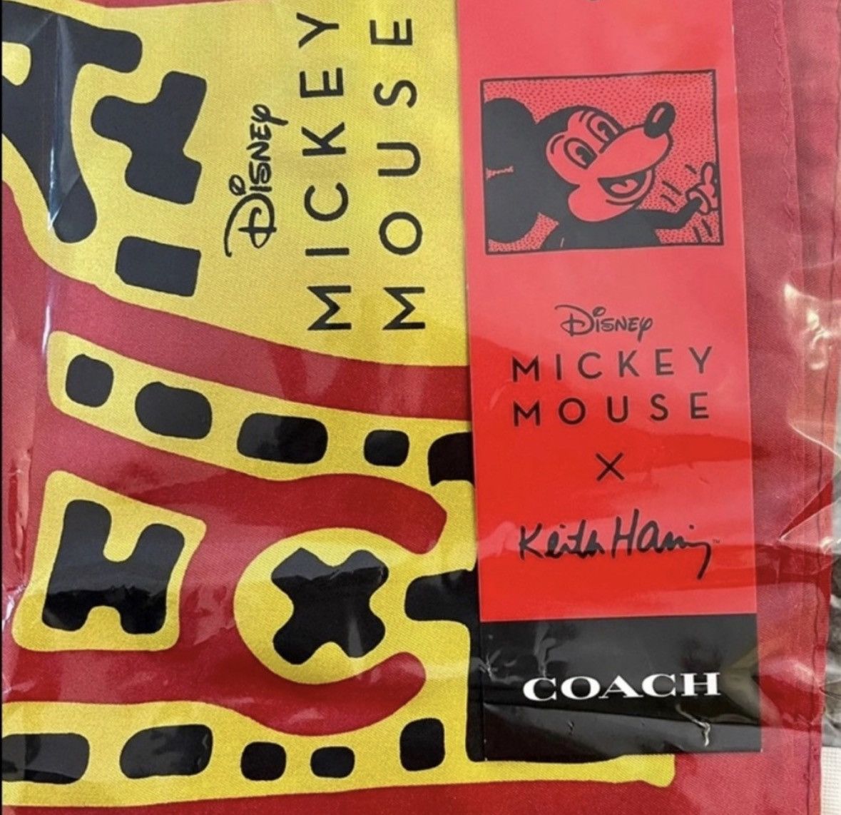 Coach × Keith Haring DiSNeY MiCKeY MoUSe 🐭 Keith Haring 🎨 coach🧣👝🎩🧥 Size US M / EU 48-50 / 2 - 6 Thumbnail