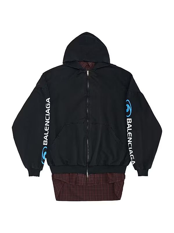 トップス BALENCIAGA RESORT OVERSIZED ZIP HOODIE Balenciaga Balenciaga Hotels & Resorts Homeware Oversized Zip Up