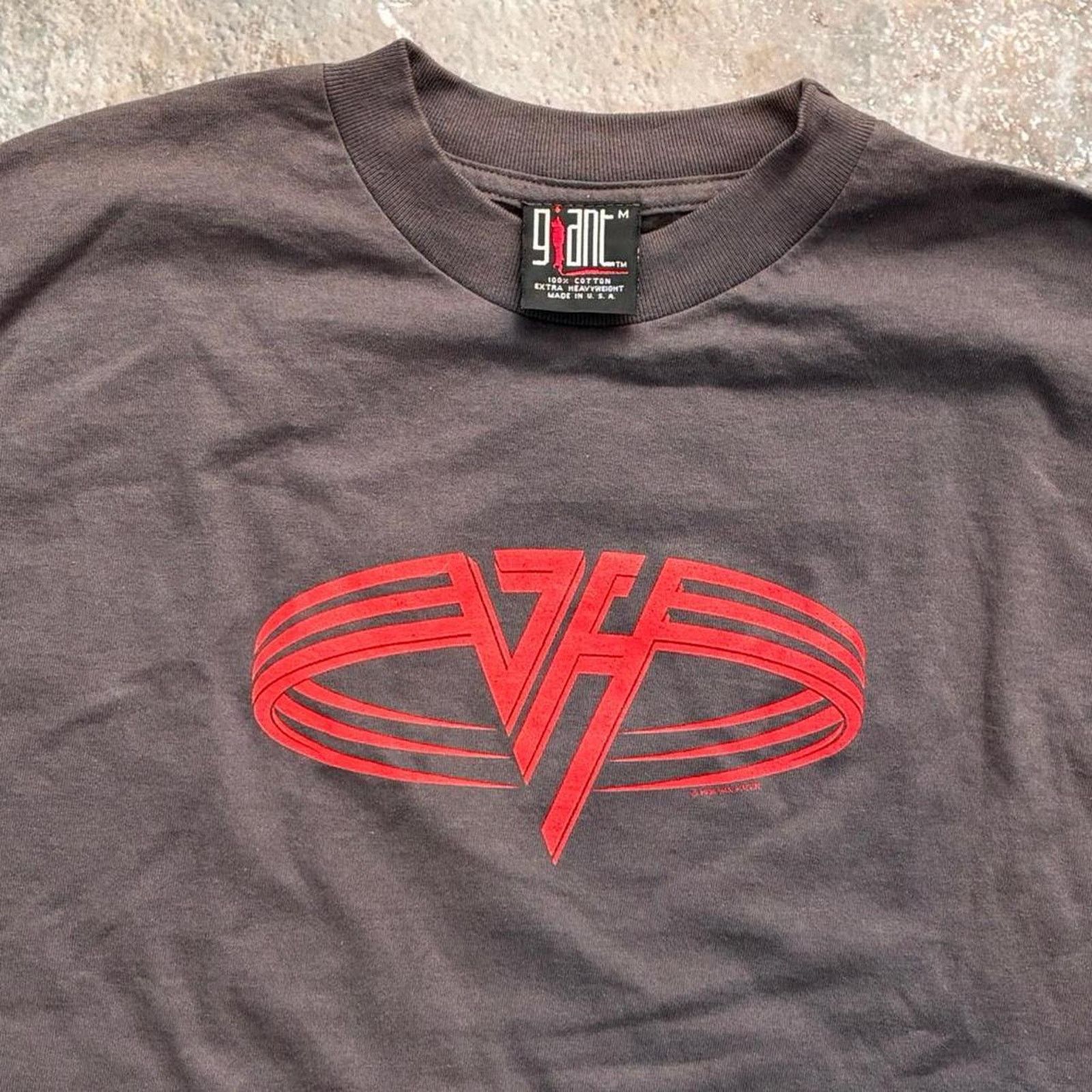 Band Tees × Giant × Vintage Vintage 1998 Van Halen Japan T Shirt! Giant Tag Grey & Red. Size US M / EU 48-50 / 2 - 3 Thumbnail