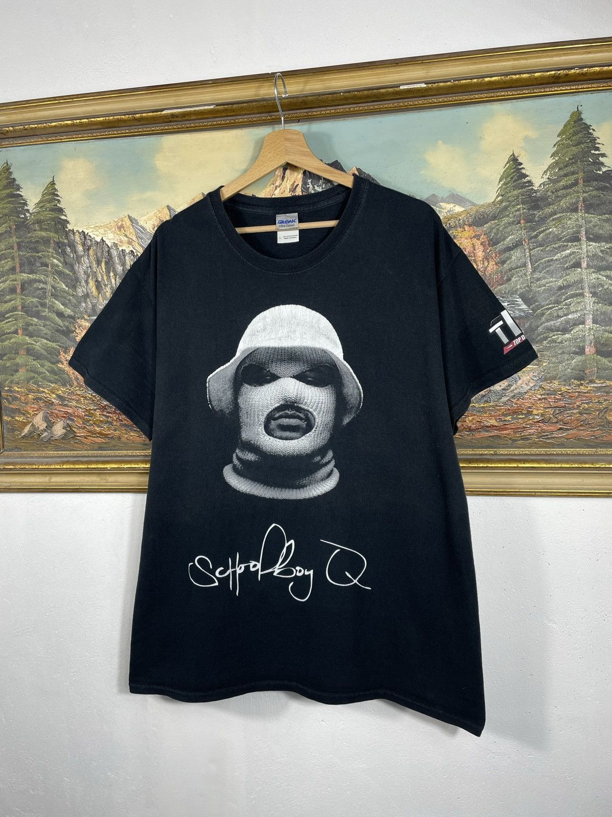 Kendrick Lamar × Rap Tees × Top Dawg Entertainment Schoolboy Q Oxymoron Tshirt Tee Baggy Loose Hiphop Rapper Size US L / EU 52-54 / 3 - 2 Thumbnail
