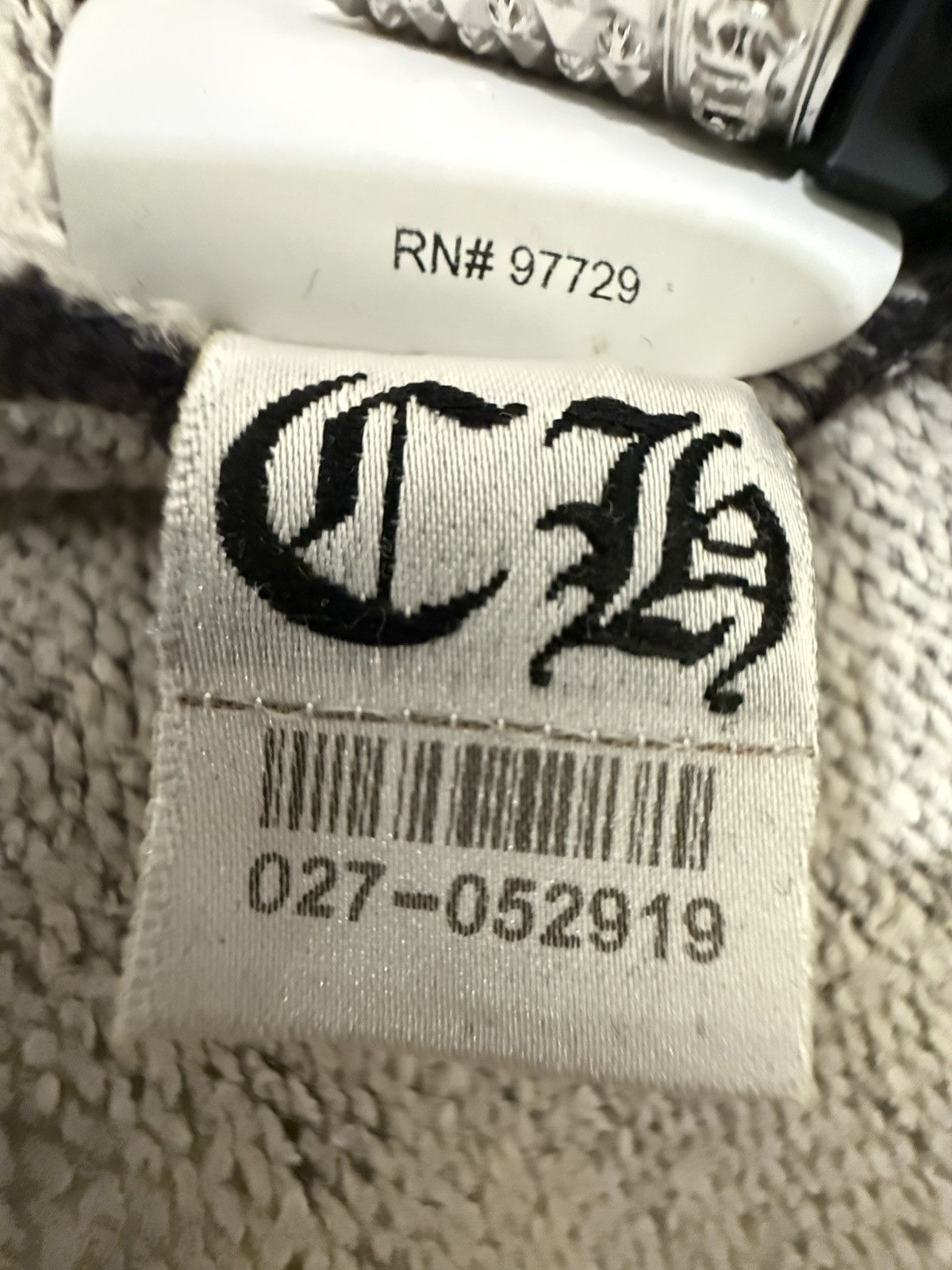 Chrome Hearts Chrome Hearts Y NOT Zip Up Hoodie in Ash Grey Size US M / EU 48-50 / 2 - 6 Thumbnail