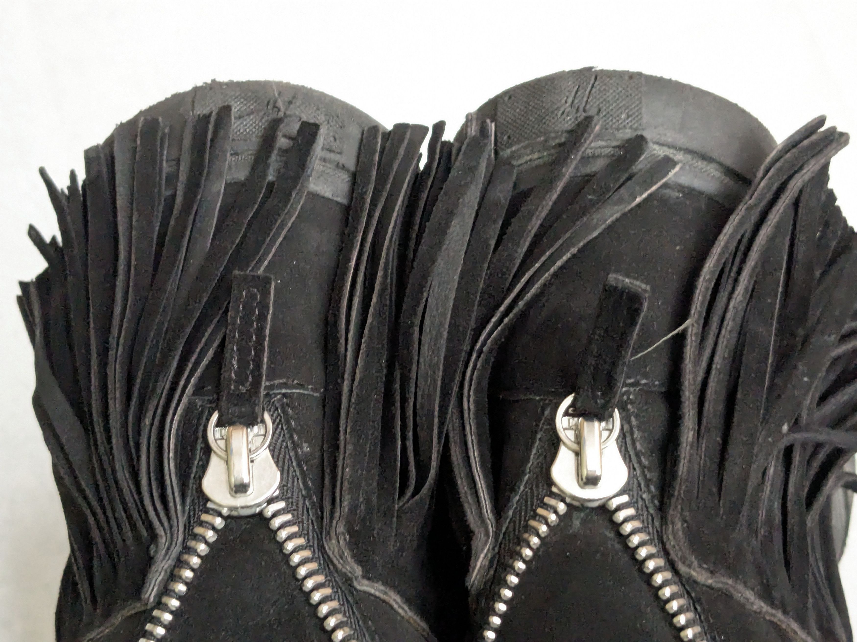 Giuseppe Zanotti Giuseppe Zanotti Sneakers Black Suede Fringe 11 44 High Tops Size US 11 / EU 44 - 15 Thumbnail