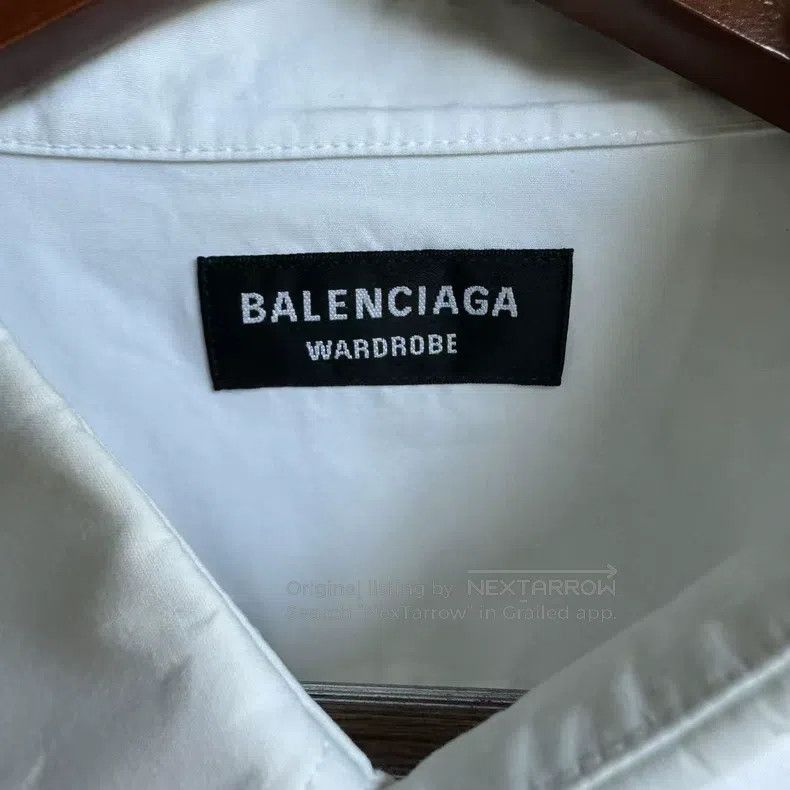 Balenciaga Balenciaga size 39 White wheat embroidery shirt jacket Size US M / EU 48-50 / 2 - 4 Thumbnail