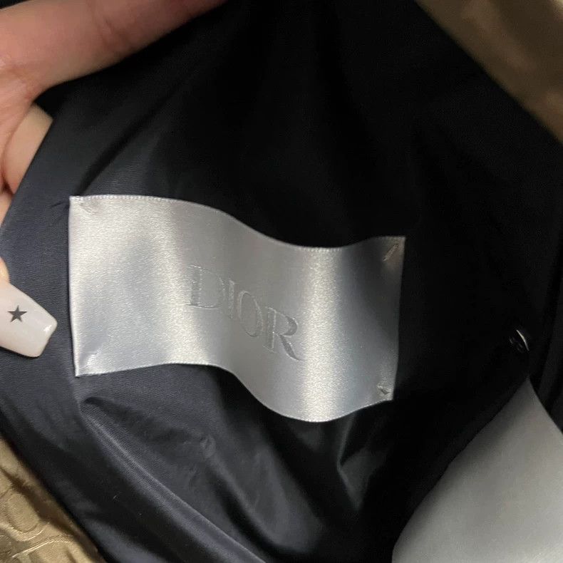 Dior Dior The latest brown letter full print warm lapel zipper t Size US L / EU 52-54 / 3 - 4 Thumbnail