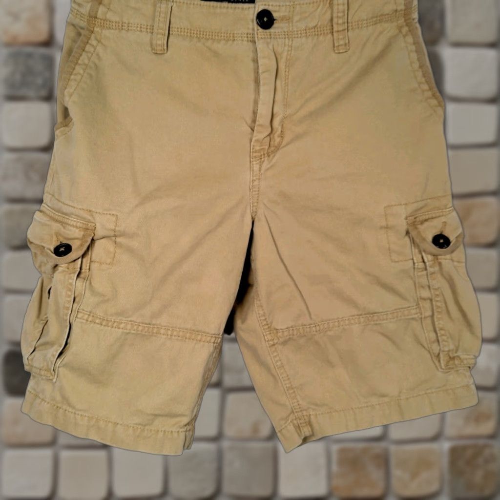 Vintage VINTAGE Aeropostale Cargo Shorts Men 30 Brown Cotton Cargo Shorts 30x9.5 Mens Brown Summer Casual Workwear Baggy-Utility Size US 30 / EU 46 - 1 Thumbnail