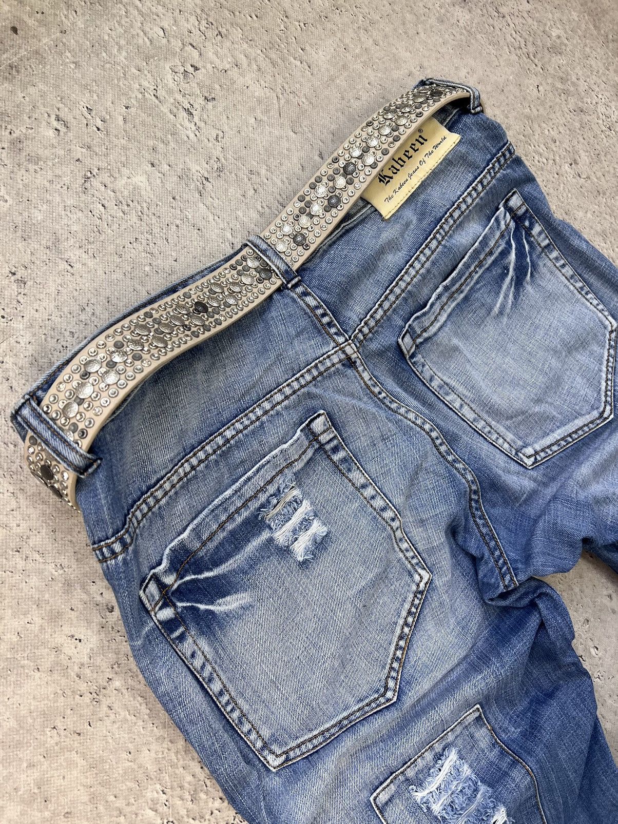 Hysteric Glamour × If Six Was Nine VTG Rick Owens Junya Watanabe Style Stone Washed Jeans Size US 32 / EU 48 - 14 Thumbnail