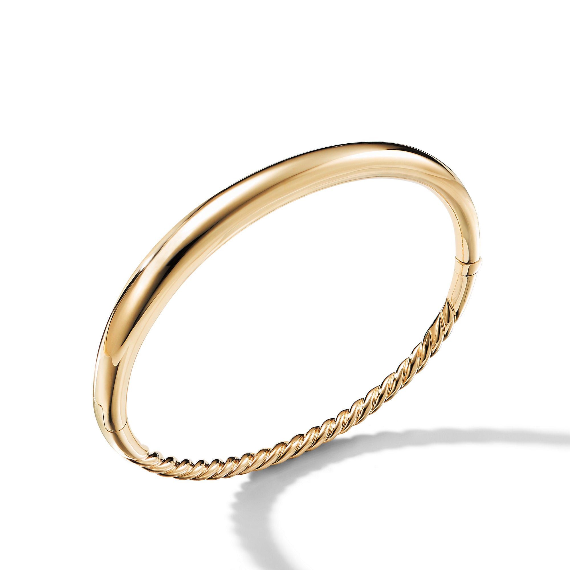 David Yurman oc11z1025 B13147 Pure Form Smooth Bracelet in Golden Size ONE SIZE - 2 Thumbnail