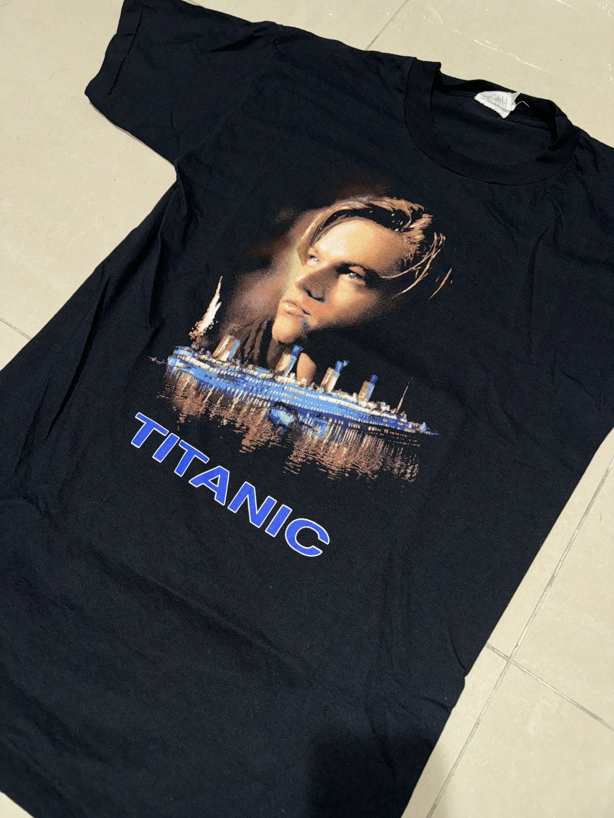 Vintage Vintage Leonardo DiCaprio titanic movie promo t shirt Grailed