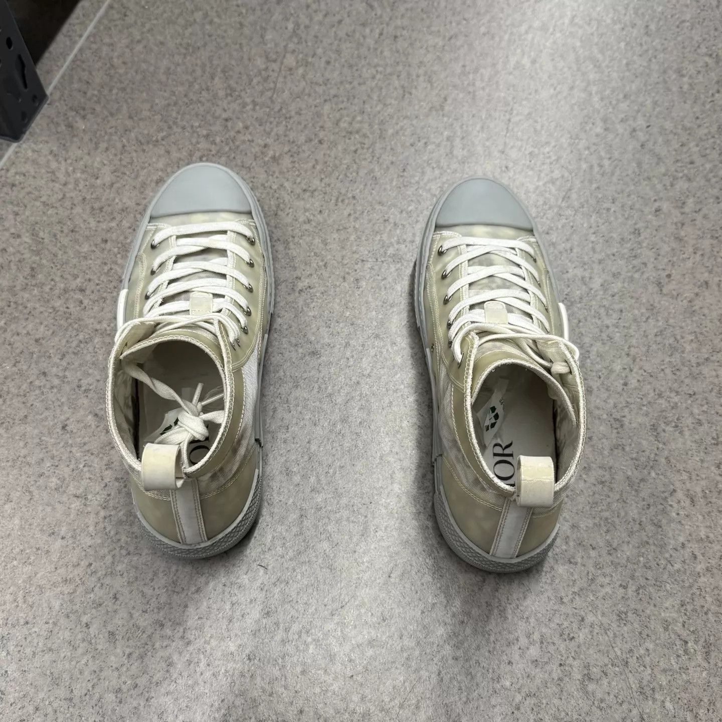 Dior Dior b23 gray high top sneakers size 41 Size US 8 / EU 41 - 8 Thumbnail
