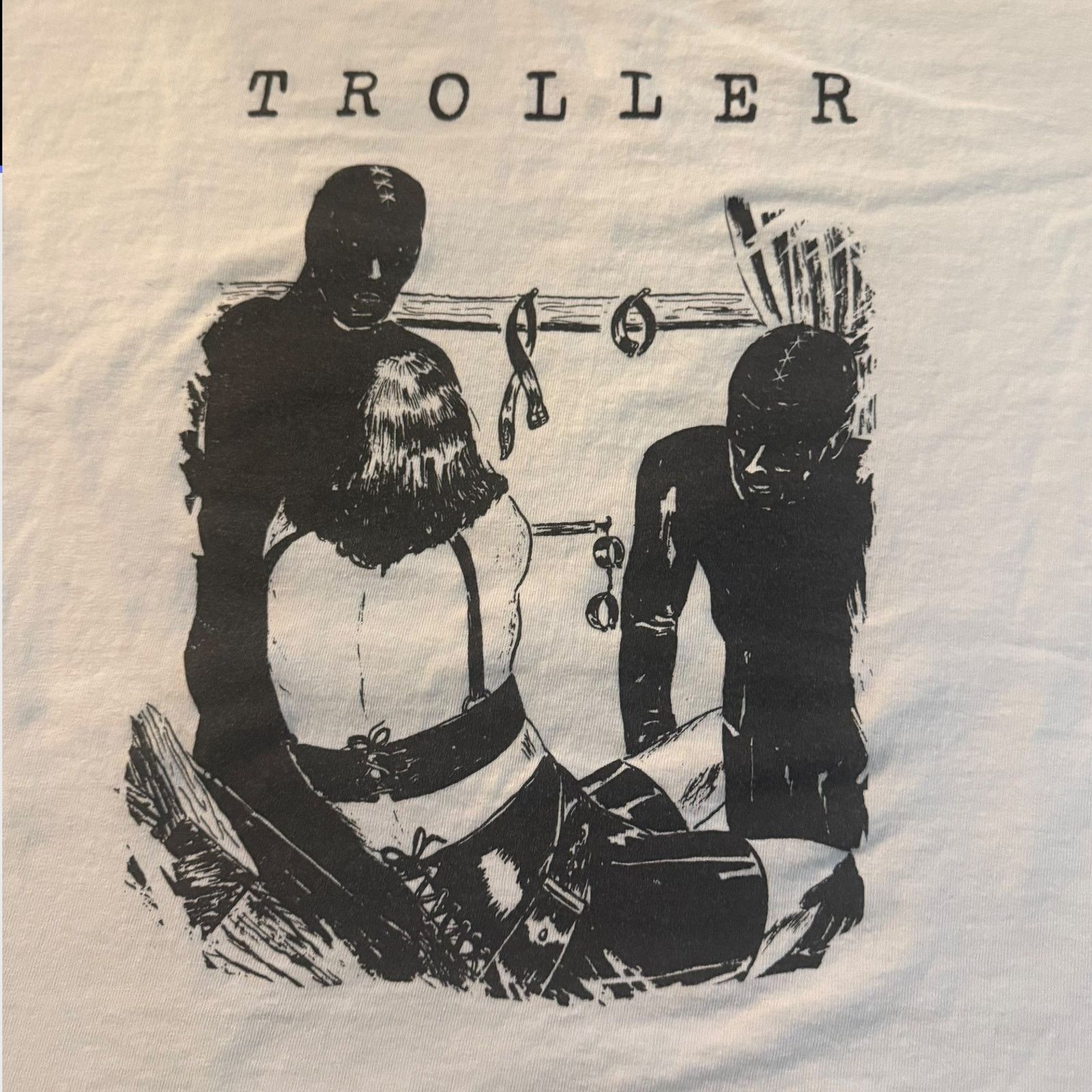 Other Troller Band White T-Shirt Size XL Darkwave Size US XL / EU 56 / 4 - 2 Thumbnail