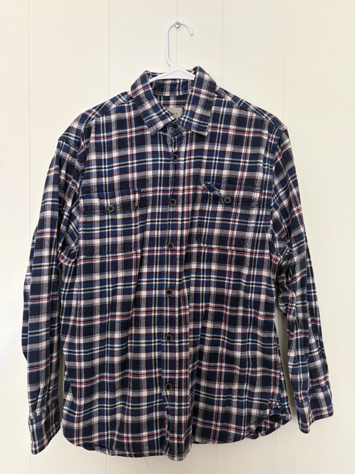 JACHS NY Jachs New York navy blue plaid button up shirt Size US L / EU 52-54 / 3 - 1 Thumbnail
